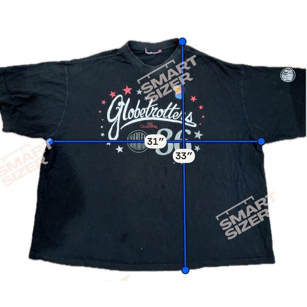 BIG & TALL Harlem Globetrotters TShirt Size 4XL/5XL* (est.) Good Used Condition - Picture 10 of 10